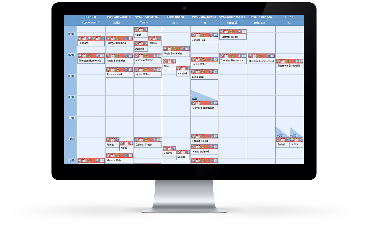 Fahrtenplanung uebersicht Fahrtenplanung uebersicht